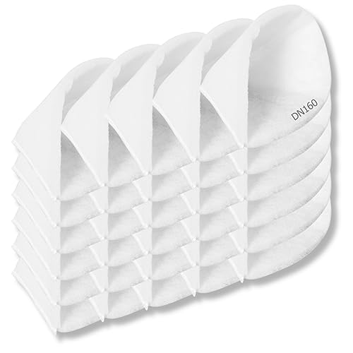 Tops Kegelfilter DN 160 | 30x Kegelfilter G4 | Filter Lüftungsanlage | Kegelfilter Lüftungsanlage | Kegelfilter DN 160 G4 | Filtervlies Lüftung | Kegelfilter Abluft | Filtermatte G4 | Ø160x200mm von TOPS