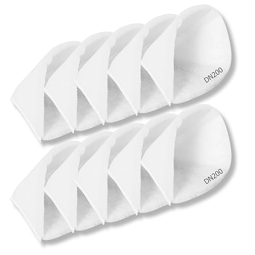 Tops Kegelfilter DN 200 | 10x Kegelfilter G4 | Filter Lüftungsanlage | Kegelfilter Lüftungsanlage | Kegelfilter DN 200 G4 | Filtervlies Lüftung | Kegelfilter Abluft | Filtermatte G4 | Ø200x260mm von TOPS