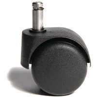 Rollen für weiche Böden Rollen-Ø 50 mm passend für Bürodrehstuhl Stiftlänge 23 mm Stift-Ø 10 mm von FP