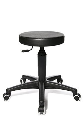 Drehhocker Tec 70 m.Rl.Kunstlederpolster schwarz S itz-H.390-520mm TOPSTAR Drehhocker Tec 70 m.Rl.Kunstlederpolster schwarz S itz-H.390-520mm TOPSTAR von TOPSTAR