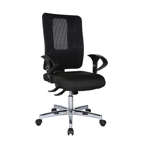 TOPSTAR 617627 Profi Bürostuhl HJH SITNESS Work Stoff/Netz Schwarz Stuhl mit beweglicher Sitzfläche, Rückenlehne verstellbar TOPSTAR 617627 Profi Bürostuhl HJH SITNESS Work Stoff/Netz Schwarz Stuhl mit beweglicher Sitzfläche, Rückenlehne verstellbar von TOPSTAR