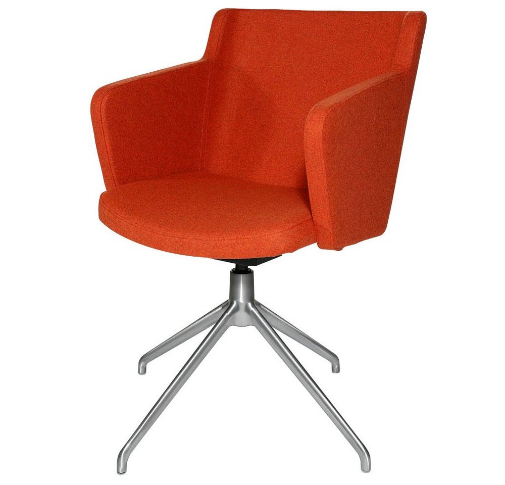 TOPSTAR Besucherstuhl 1 Besuchersessel Sitness 1.0 mit 3D-Sitzgelenk - orange (1 St) von TOPSTAR