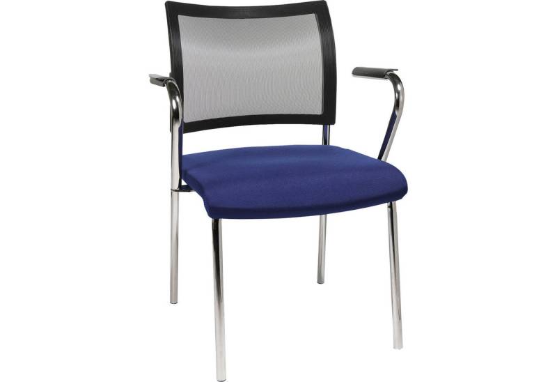 TOPSTAR Besucherstuhl Besucherstuhl Visit 10 NV29A G260 4Fuß mit Armlehnen blau TOPSTAR Besucherstuhl Besucherstuhl Visit 10 NV29A G260 4Fuß mit Armlehnen blau von TOPSTAR