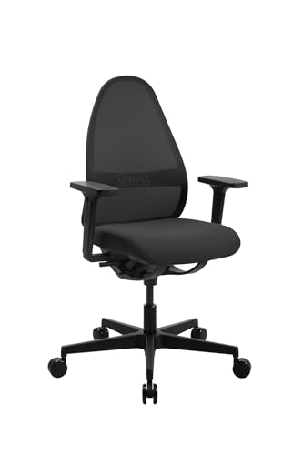 TOPSTAR | Bürostuhl Soft Sitness Art G | Synchronmechanik | mit Armlehnen | schwarz von TOPSTAR
