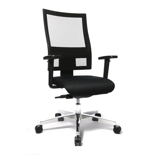 Topstar Sitness 60 Bürostuhl (inkl. Armlehnen/Sitzbezug/Netzbezug) schwarz von TOPSTAR
