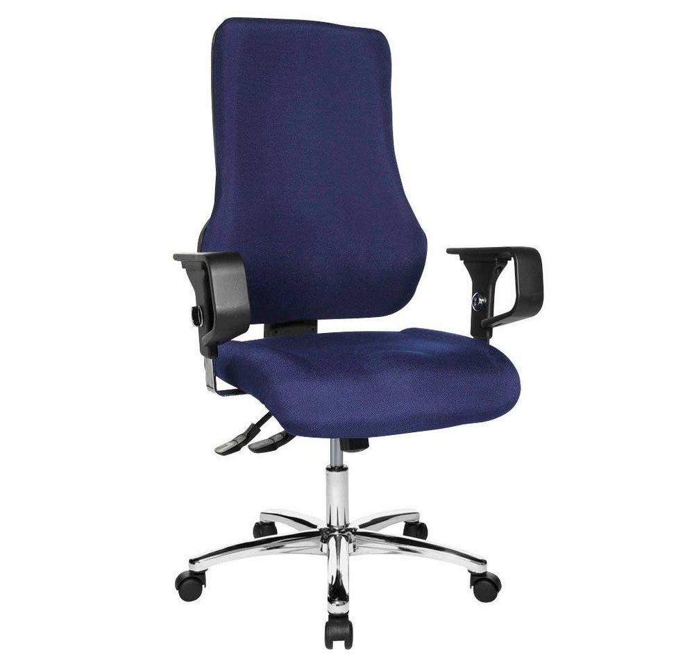 TOPSTAR Bürostuhl Topstar Bürodrehstuhl Top Point Deluxe G26 - blau von TOPSTAR