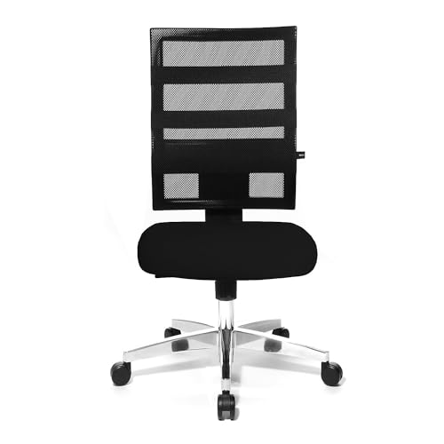 TOPSTAR | Bürostuhl X-Pander | Netzrückenlehne mit elastischen Gummibändern | schwarz/schwarz von TOPSTAR
