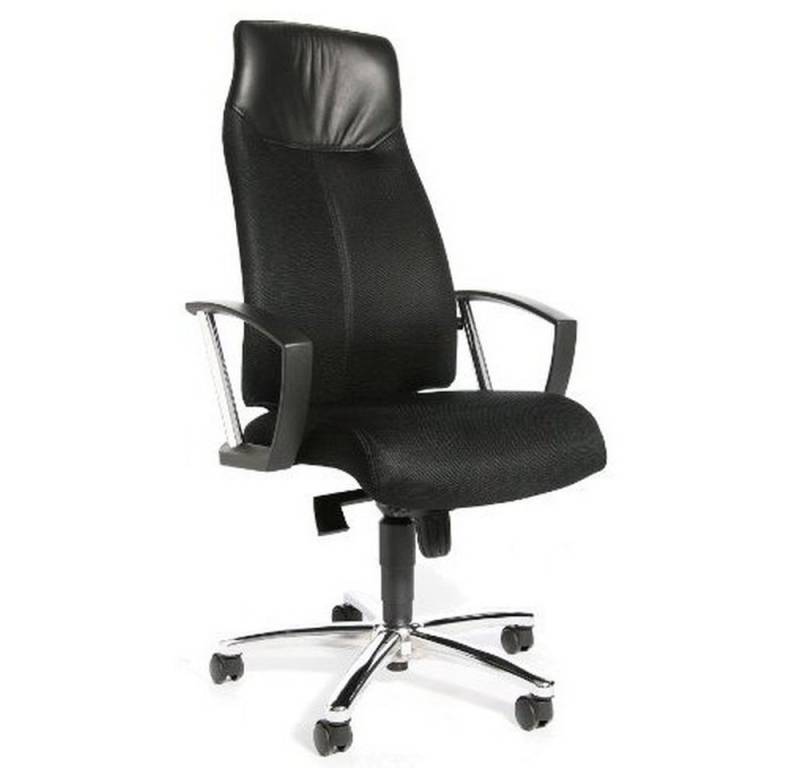 TOPSTAR Chefsessel Profi Chefsessel HIGH SIT UP Stoff, Drehstuhl Bürostuhl ergonomisch von TOPSTAR