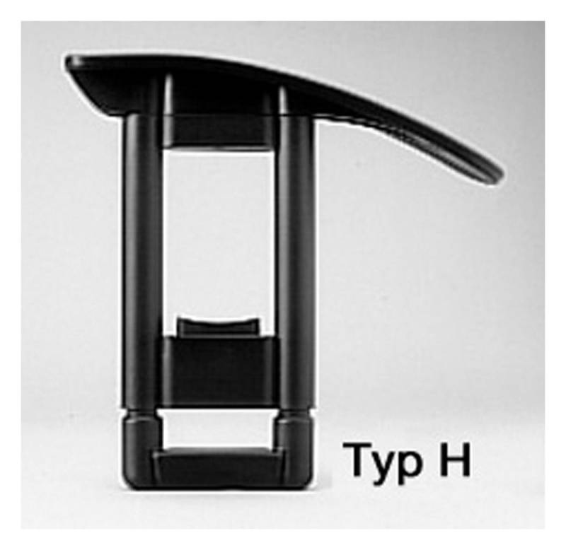 TOPSTAR Drehstuhl, Armlehne H Paar schwarz von TOPSTAR