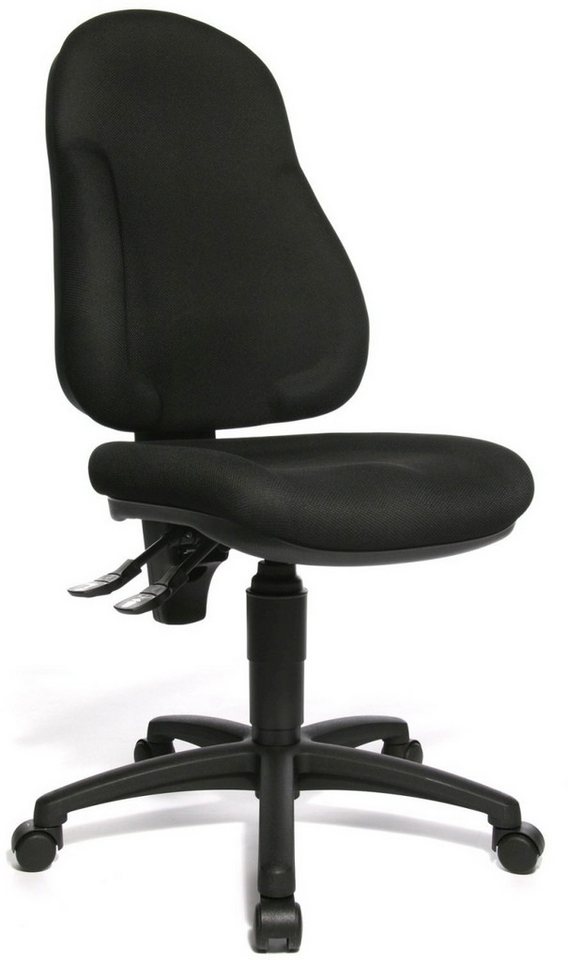 TOPSTAR Drehstuhl Bürodrehstuhl Wellpoint 10 schwarz ohne Armlehnen von TOPSTAR