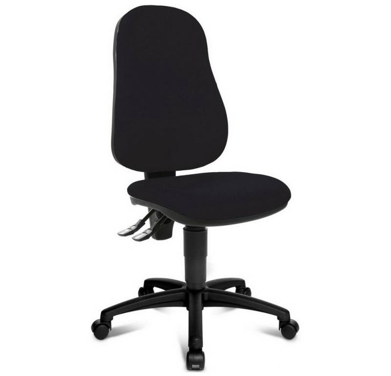 TOPSTAR Drehstuhl Home Office Bürostuhl POINT 60 Stoff (1 St), Schreibtischsessel, Drehbarer Schreibtischstuhl von TOPSTAR