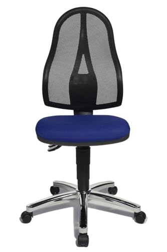 TOPSTAR Drehstuhl Point 60 blau mit Netzrücken ohne Armlehnen TOPSTAR Drehstuhl Point 60 blau mit Netzrücken ohne Armlehnen von TOPSTAR