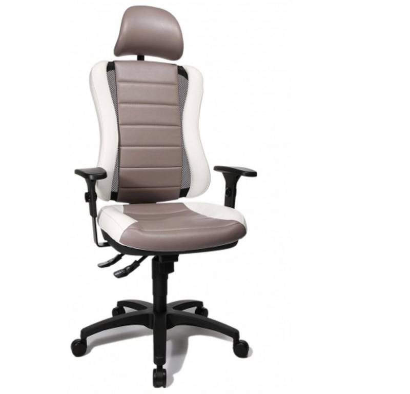 TOPSTAR Drehstuhl Profi Bürostuhl HEAD POINT RS Stoff mit Armlehnen (1 St), Ergonomischer Chefsessel, Schreibtischstuhl höhenverstellbar von TOPSTAR