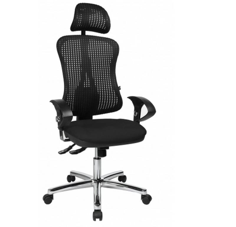 TOPSTAR Drehstuhl Profi Bürostuhl HJH SOLUTION DELUXE HEAD AL.U2 (1 St), Ergonomischer Chefsessel, Schreibtischstuhl höhenverstellbar von TOPSTAR
