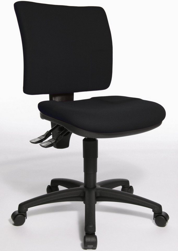 TOPSTAR Drehstuhl Bürodrehstuhl U50 schwarz ohne Armlehnen von TOPSTAR