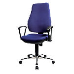 TOPSTAR Ergonomischer Bürostuhl Power Star Profi Stoff Blau von TOPSTAR