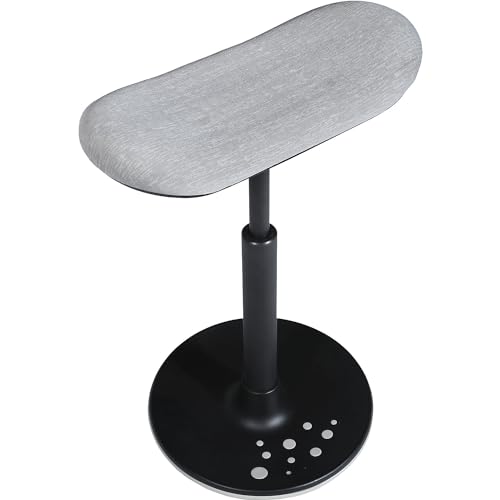 TOPSTAR | Hocker SITNESS H | Modell H2 | mit Skateboardsitz | Bezug grau-Gemustert | Sohle grau von TOPSTAR