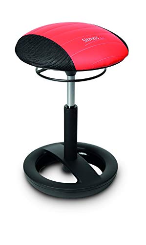 TOPSTAR | Hocker SITNESS RS BOB | Sitz-Ø 385 mm | schwarz/rot von TOPSTAR