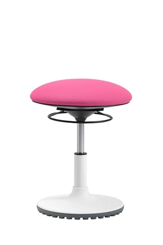 TOPSTAR Living Chair Move Kids höhenverstellbarer Kinderhocker mit drehbarem Sitz, Sitzhöhe von 39-47 cm, pink von TOPSTAR
