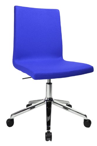 Topstar SEA290L56 Drehstuhl Sitness Cube, Bezugsstoff blau von TOPSTAR