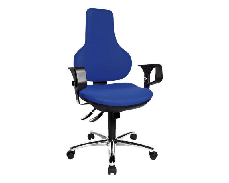 TOPSTAR Schreibtischstuhl Ergo Point SY Deluxe, mit Armlehnen, Bandscheibensitz, Lendenstütze, Lehnenhöhe 60 cm von TOPSTAR