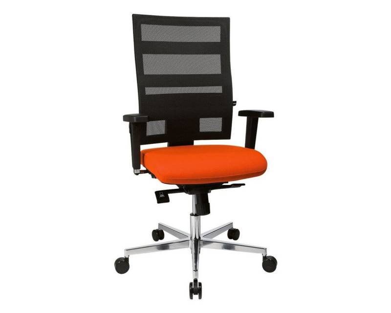 TOPSTAR Schreibtischstuhl Sitness X-Pander Plus, mit Armlehnen, Flachsitz und Netzlehne von TOPSTAR