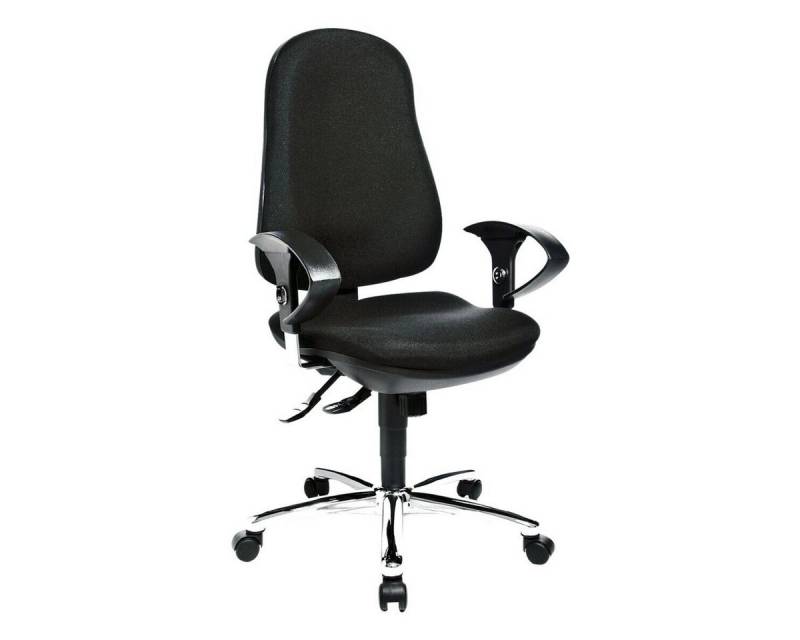 TOPSTAR Schreibtischstuhl Support Deluxe, mit Armlehnen und Bandscheibensitz von TOPSTAR