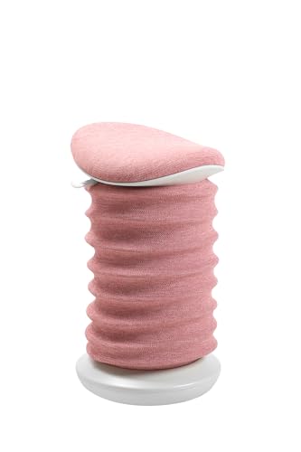 TOPSTAR Sitness 4D AGR-Zertifiziert Dynamischer Sitzhocker Papyrusweiß Rose von TOPSTAR