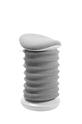 TOPSTAR Sitness 4D AGR-Zertifiziert Dynamischer Sitzhocker Papyrusweiß grau von TOPSTAR