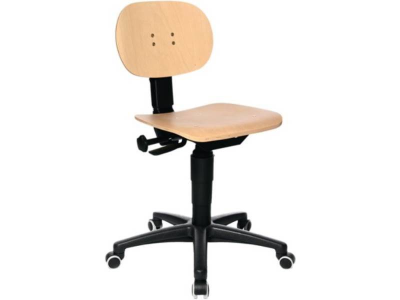 TOPSTAR Drehstuhl TOPSTAR 72210 H01H Arbeitsdrehstuhl Rollen Buche 420-550 mm von TOPSTAR