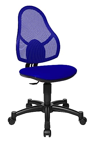 Topstar Open Art Junior, Bürostuhl, Schreibtischstuhl für Kinder und Jugendliche, Bezugsstoff, royal blau von TOPSTAR