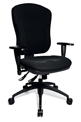 Topstar Wellpoint 30 SY, ergonomischer Bürostuhl, Schreibtischstuhl, Muldensitz, inkl. Armlehnen, Bezug schwarz, 113 x 56 x 45 Topstar Wellpoint 30 SY, ergonomischer Bürostuhl, Schreibtischstuhl, Muldensitz, inkl. Armlehnen, Bezug schwarz, 113 x 56 x 45 von TOPSTAR