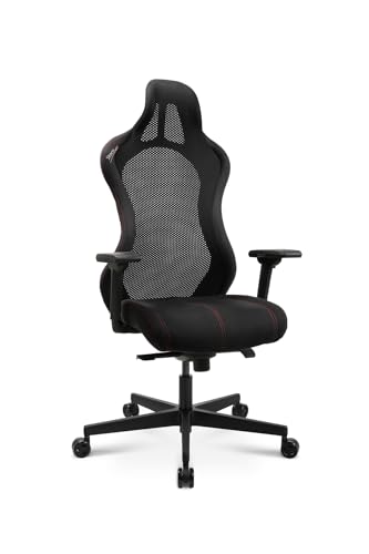 Topstar Bürostuhl Gamingstuhl Sitness RS Sport Plus Mikrofaser inkl. Armlehnen schwarz von TOPSTAR