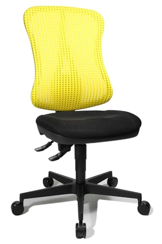 Topstar Head Point SY ergonomischer Bürostuhl, Schreibtischstuhl, Muldensitz (höhenverstellbar), Stoffbezug gelb / schwarz Topstar Head Point SY ergonomischer Bürostuhl, Schreibtischstuhl, Muldensitz (höhenverstellbar), Stoffbezug gelb / schwarz von TOPSTAR