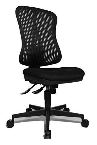 Topstar Head Point SY ergonomischer Bürostuhl, Schreibtischstuhl, Muldensitz (höhenverstellbar), Stoffbezug schwarz, 70 x 47 x 113 cm Topstar Head Point SY ergonomischer Bürostuhl, Schreibtischstuhl, Muldensitz (höhenverstellbar), Stoffbezug schwarz, 70 x 47 x 113 cm von TOPSTAR