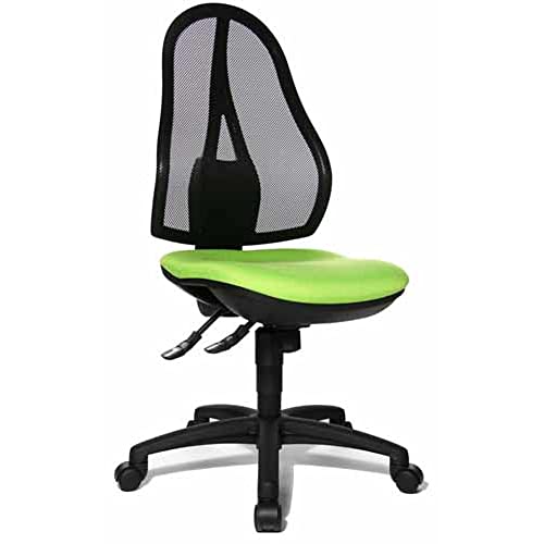 Topstar OP200G05 Open Point SY, Bürostuhl, Schreibtischstuhl, ergonomisch, Bezug apfelgrün, 111 x 48 x 48 von TOPSTAR