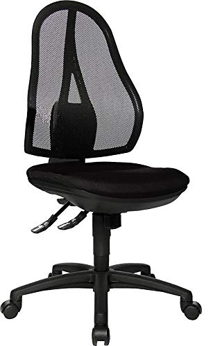 Topstar OP200G20 Open Point SY, Bürostuhl, Schreibtischstuhl, ergonomisch, Bezug schwarz, 111 x 48 x 48 von TOPSTAR