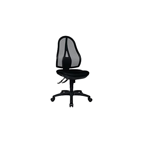 Topstar OP200G20 Open Point SY, Bürostuhl, Schreibtischstuhl, ergonomisch, Bezug schwarz, 111 x 48 x 48 von TOPSTAR