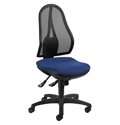 Topstar OP200G26 Open Point SY, Bürostuhl, Schreibtischstuhl, ergonomisch, Bezug blau von TOPSTAR