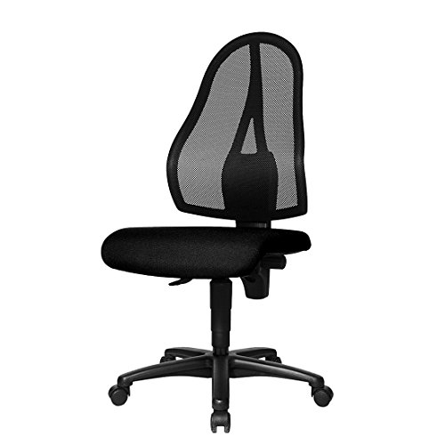 Topstar Open Point P Bürostuhl, Schreibtischstuhl, Stoff, 58 x 48 x 111 cm, schwarz Topstar Open Point P Bürostuhl, Schreibtischstuhl, Stoff, 58 x 48 x 111 cm, schwarz von TOPSTAR