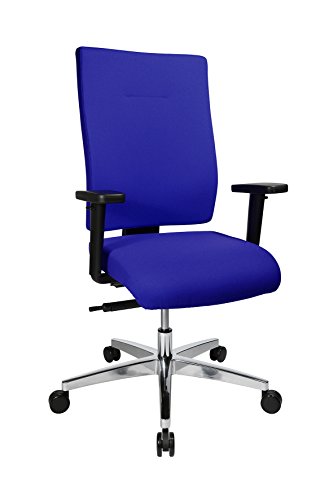 Topstar Profistar 15 Bürostuhl, Schreibtischstuhl, inkl. Armlehnen H1, Stoff, 56 x 67 x 109 cm, royalblau Topstar Profistar 15 Bürostuhl, Schreibtischstuhl, inkl. Armlehnen H1, Stoff, 56 x 67 x 109 cm, royalblau von TOPSTAR
