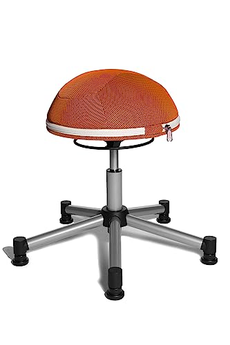 Topstar Rollhocker Sitness Half Ball orange von TOPSTAR