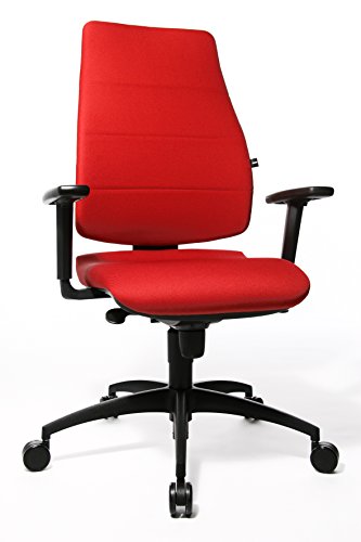 Topstar Bürostuhl Syncro Soft inkl. höhenverstellbare Armlehne rot von TOPSTAR