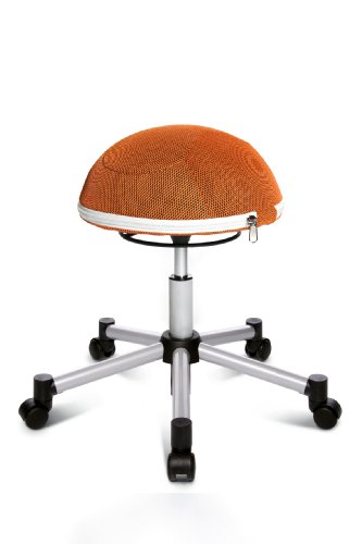 Topstar Sitness Half Ball Sh17bb4e Fitness Hocker, Orange von TOPSTAR