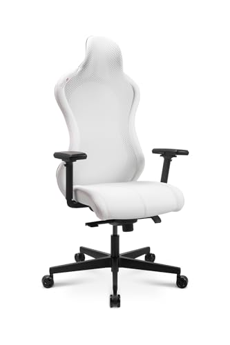 Topstar Bürostuhl Gamingstuhl Sitness RS Sport Plus Continental Kunstleder weiß/weiß rote Naht von TOPSTAR