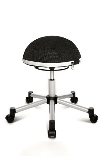 Topstar Sitness Sh17bb0e Half Ball Fitness-Hocker, Sitzfläche in Form Einer Halbkugel, Schwarz Topstar Sitness Sh17bb0e Half Ball Fitness-Hocker, Sitzfläche in Form Einer Halbkugel, Schwarz von TOPSTAR