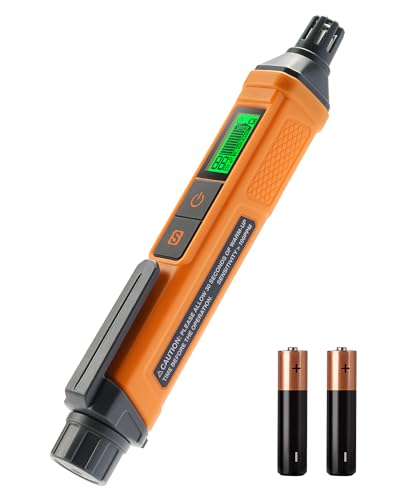 Gasmelder, Toptes PT205 Gaslecksuchgerät mit Akustischem und Optischem Alarm, Gasprüfgerät Mit%LEL-Wert von Propan, Methan, Butan und Brennbarem Gas Für Haus, Wohnmobil (Inkl. Batteriex2)-Orange von TOPTES