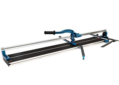 TOPWAY 1200mm Manuelle Fliesenschneider Professioneller mit Einzelschiene und Laserführung, Aluminiumbasis, zum Präzisionsschneiden von Porzellanfliesen Keramik 347715 von TOPWAY