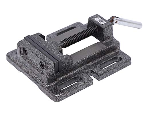 TOPWAY Bohrmaschinen-Schraubstock Säulentisch Bohrschraubstock 3" 75mm Professionelle Qualität Amerikanischer Typ für Fräsmaschine Pressbohrer 403243 von TOPWAY