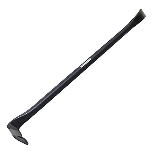 TOPWAY Heavy Duty Wrecking Bar 600mm Nageleisen Brecheisen Stemmeisen Entfernungswerkzeug, schwarzes 332124 von TOPWAY